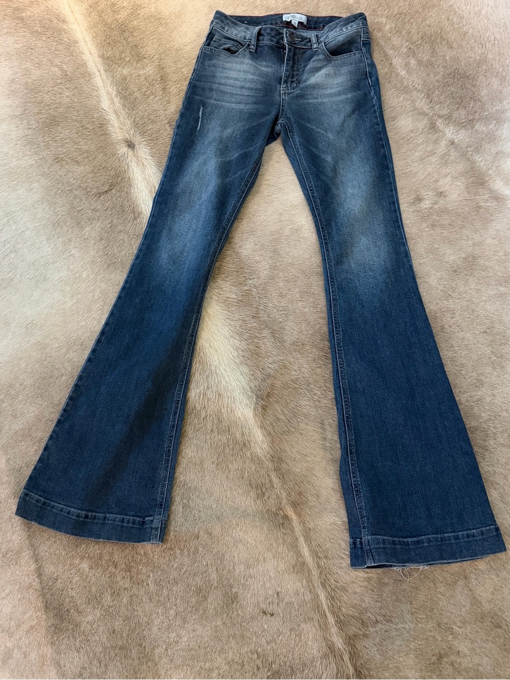 Cello Dark Blue Flare Jeans for Women